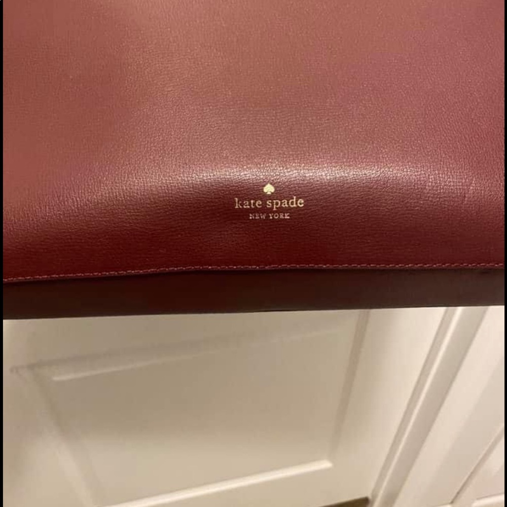 Kate Spade Burgundy Laptop Bag